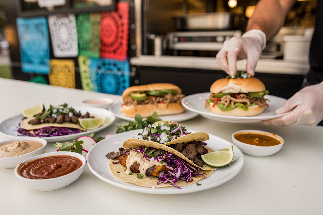 Tacos El Unico authentic Tijuana-style tacos and tortas prepared fresh on the food truck